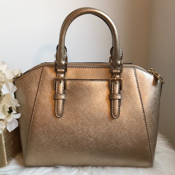 NEW Michael Kors gold studded bag - Picture 2 of 7